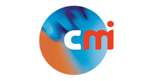 CMI logo with blue and orange colors